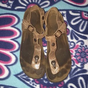 Snakeskin Papollio Birkenstock’s